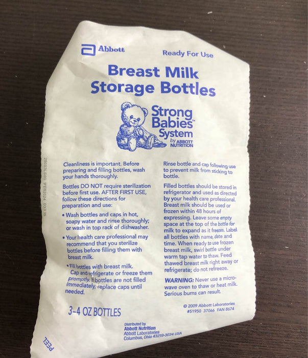 Shop Abbott CustomFeed Breastmilk Storage Bottles at GoodBuy Gear