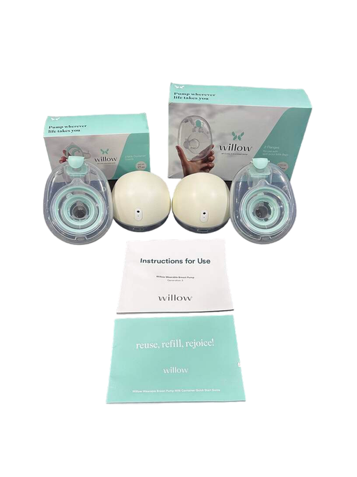 used Willow Wearable Breast Pump 3.0 Single, 24mm & 21mm