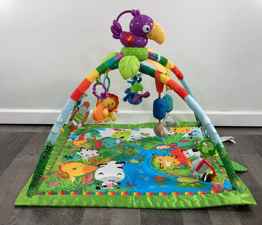 secondhand Fisher Price Rainforest Melodies and Lights Deluxe Gym