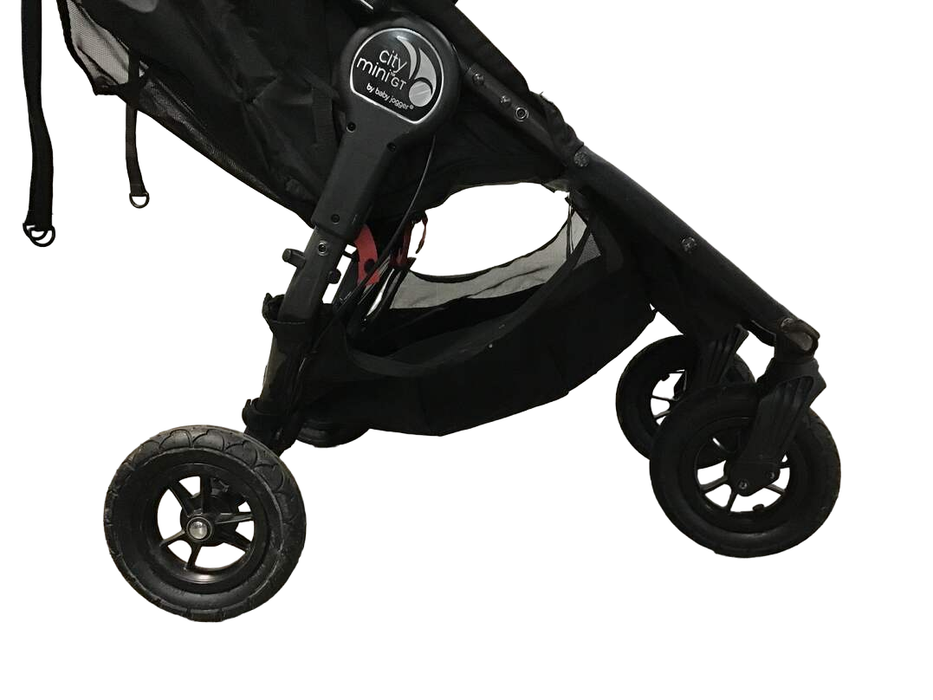 secondhand Baby Jogger City Mini GT Double Stroller, Black, 2014