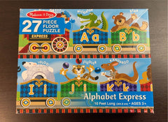 used Melissa & Doug Floor Puzzle, Alphabet Express