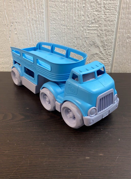 secondhand Green Toys Car Carrier, Blue