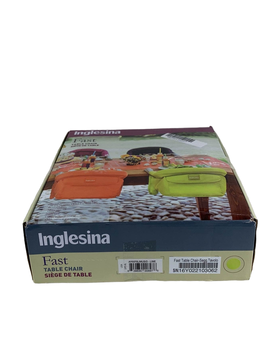 Shop Inglesina Fast Table Chair, Lime Green at GoodBuy Gear