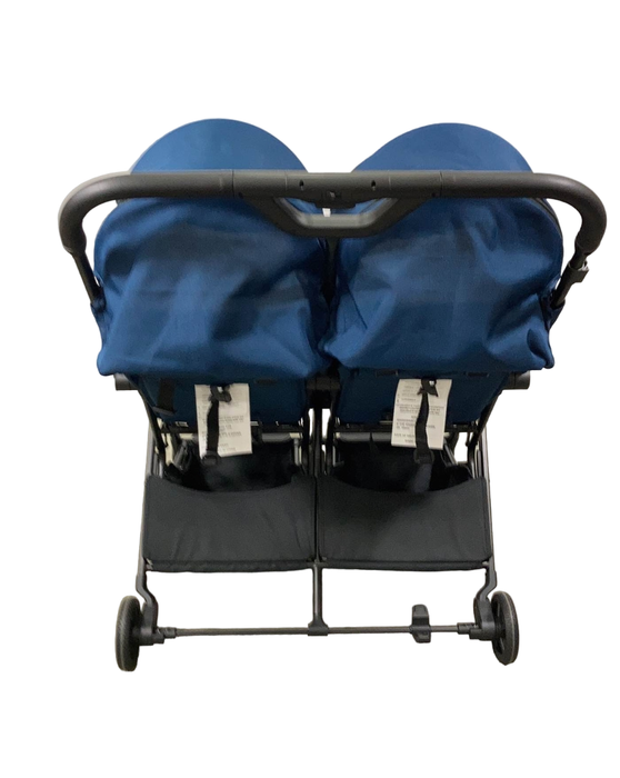 Mompush Lithe Double Stroller, 2022, Navy