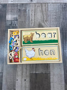 used Melissa & Doug See & Spell Wooden Educational Board