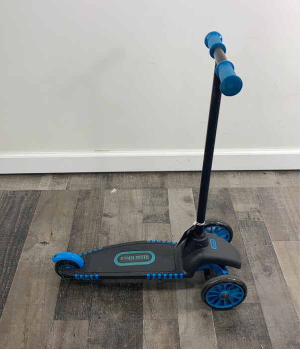 used Little Tikes Learn To Turn Scooter, - blue & black.