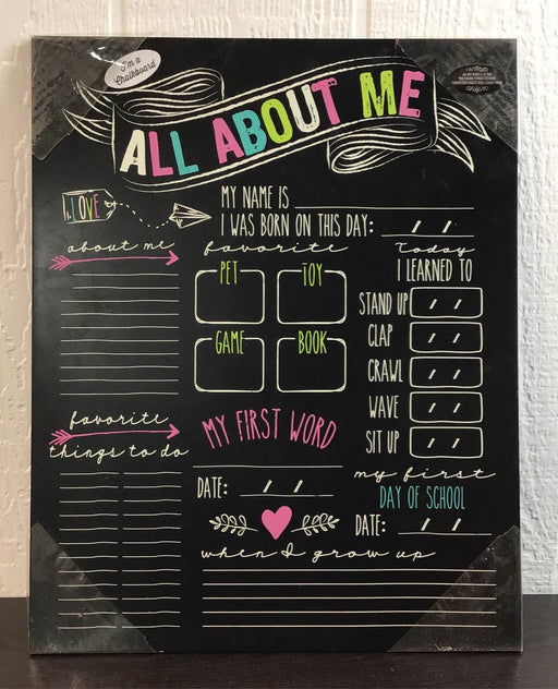 used Hobby Lobby Wall Decor, All About Me Chalkboard