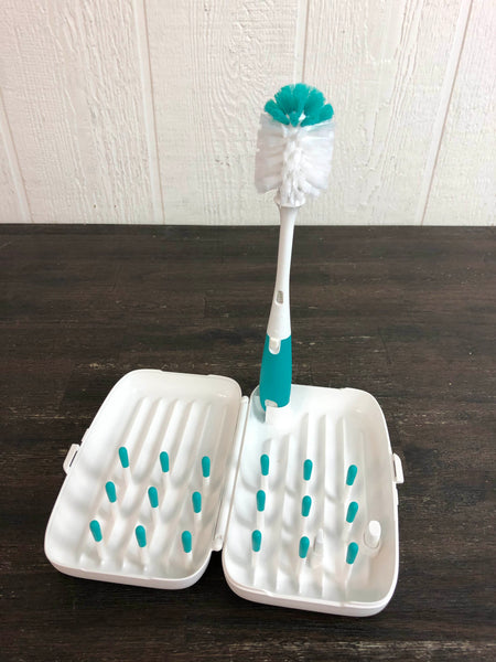 OXO Tot On The Go Drying Rack With Bottle Brush