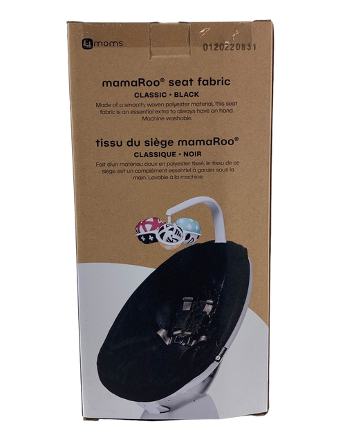 secondhand 4moms MamaRoo Seat Fabric, Model 1046, Black Classic