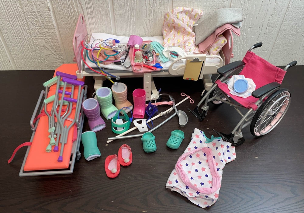 used BUNDLE Our Generation Accessories, Hospital and Healthcare