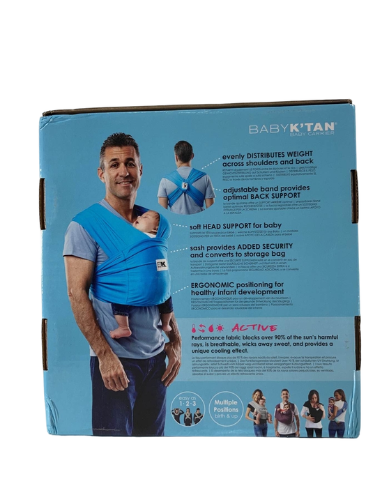 secondhand Baby K'tan Baby Carrier, Small, Heather Black