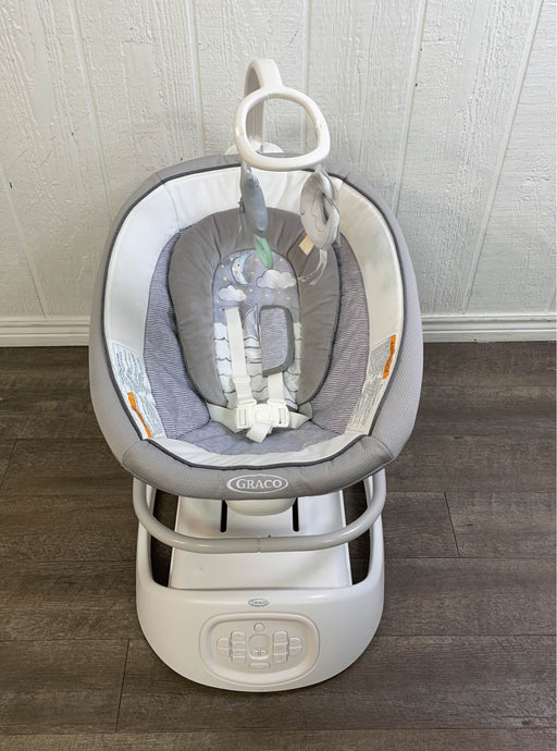 secondhand Graco Sense2Soothe Baby Swing With Cry Detection Technology