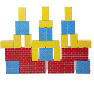 secondhand Melissa & Doug Extra-Thick Cardboard Building Blocks, 24 Piece Set