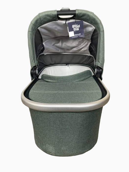 Shop UPPAbaby V2 Bassinet, Emmett(Green Melange) at GoodBuy Gear