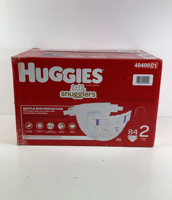 secondhand Huggies Little Snugglers 84 Count, Size 2