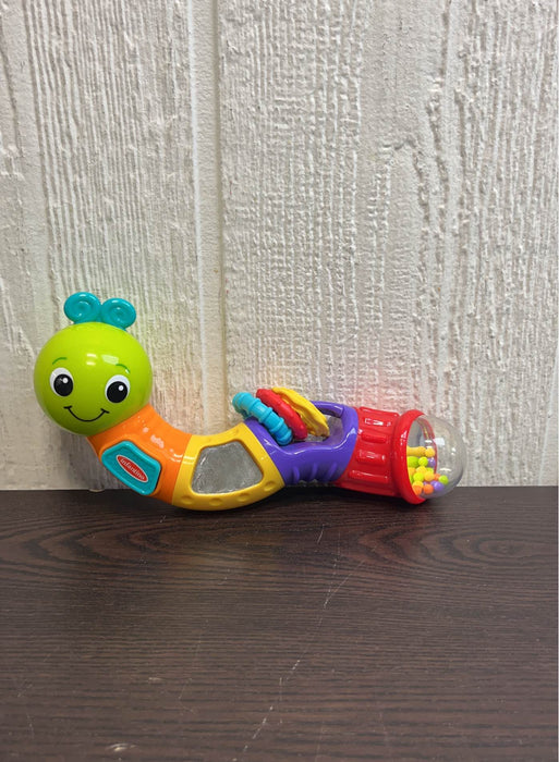 used Infantino twist and play caterpillar rattle