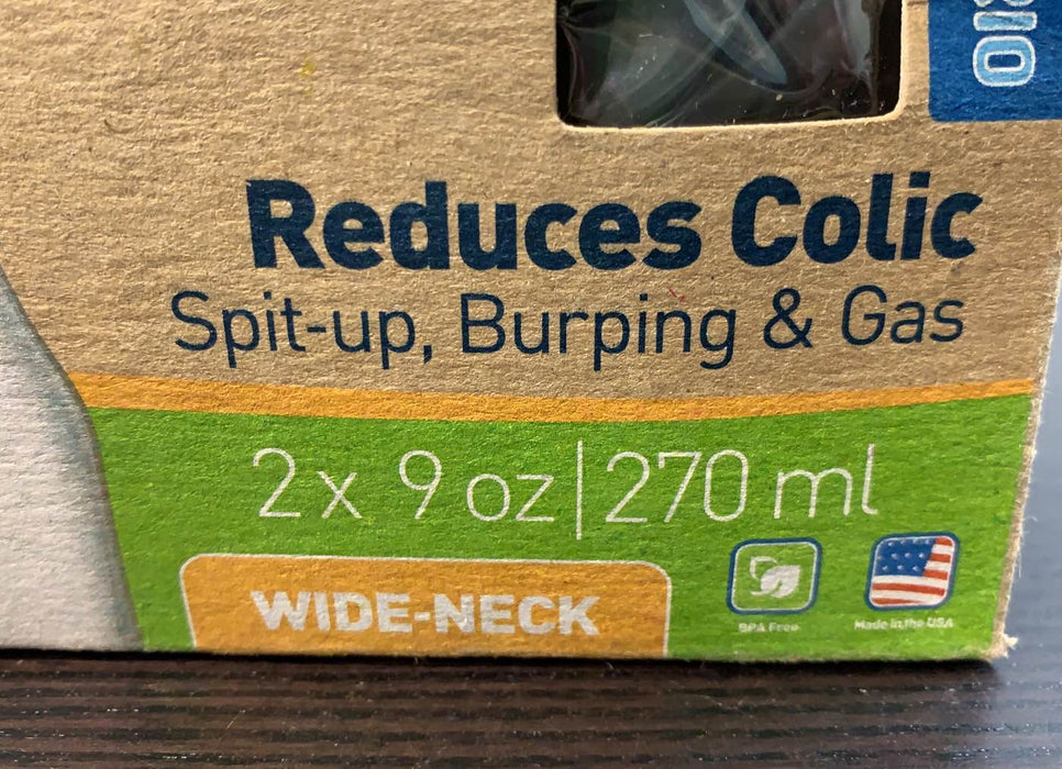 Shop Dr. Brown's Options+ Anti Colic Wide Neck Glass Bottles 2-Pack at GoodBuy Gear