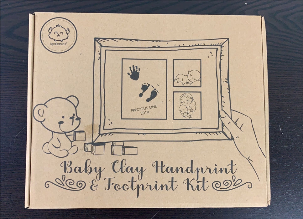 used KeaBabies Baby Clay Handprint & Footprint Kit