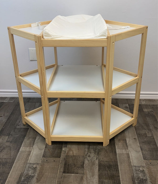 used Badger Basket Corner Baby Changing Table