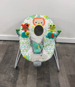 used Bright Starts Vibrating Bouncer, Spinnin' Safari