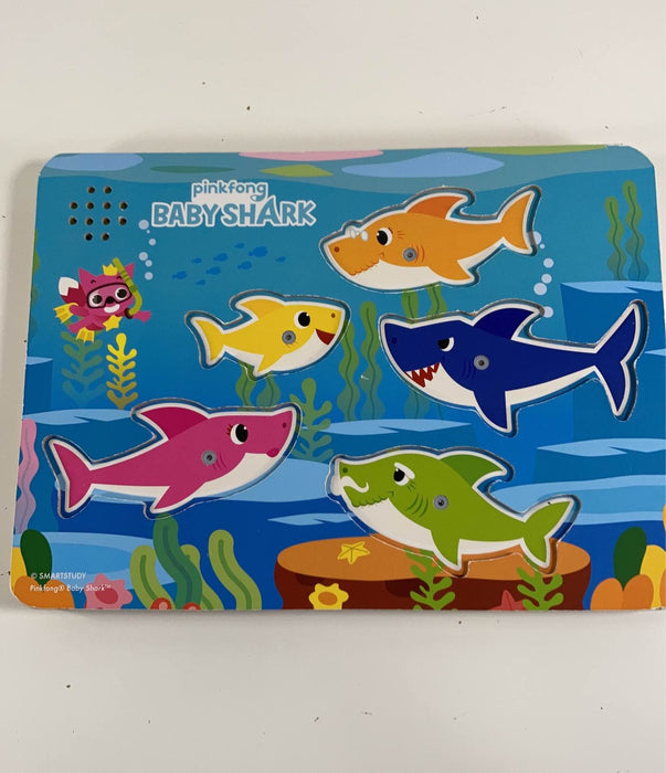 used Pinkfong Baby Shark Wooden Sound Puzzle