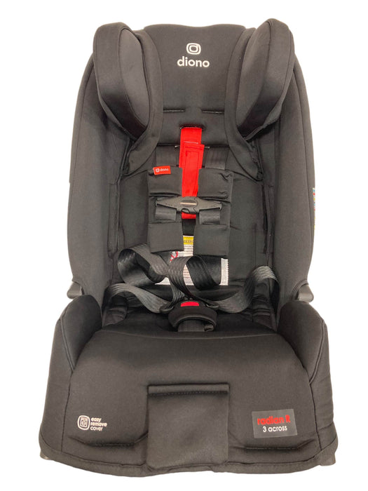 used Diono Radian 3RXT Convertible Car Seat, 2021, Black Jet