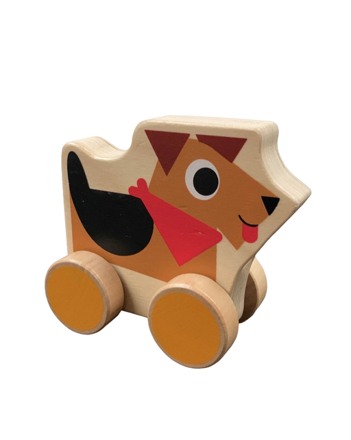 used EverEarth Pbs Kids Wooden Push Along Toy, Dog