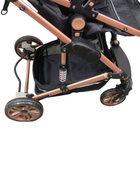 used Kikkaboo Amaia 3-in-1 Transformable Seat Stroller, Black Rose Gold