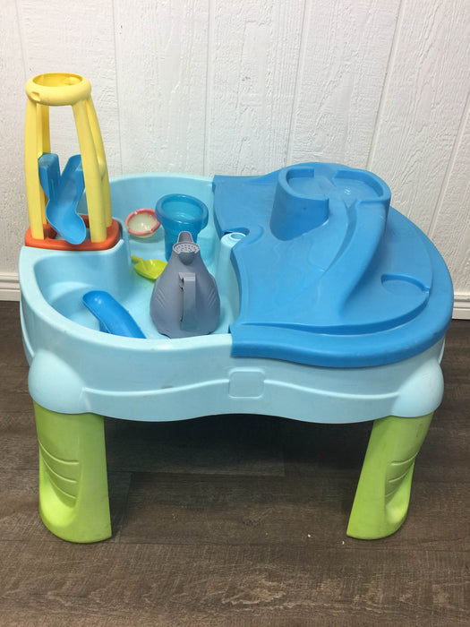 used Step2 Sandbox Splash n' Scoop Bay (with umbrella)