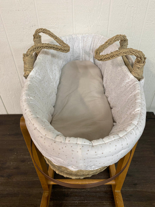 used Restoration Hardware Moses Basket And Stand