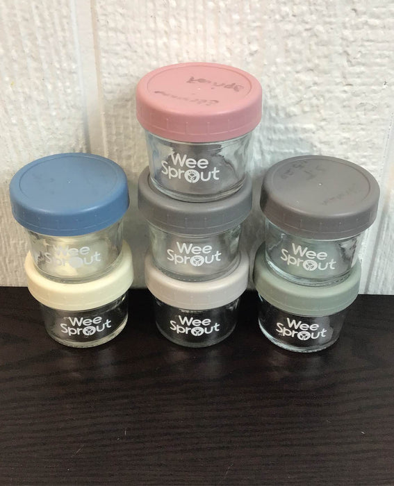 used WeeSprout Glass Baby Food Storage Containers