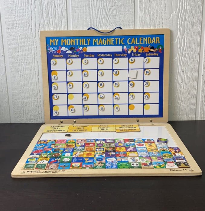 used Melissa & Doug Monthly Magnetic Calendar