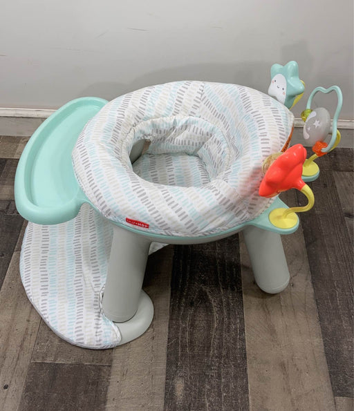 secondhand Skip Hop 2-in-1 Sit-up Activity Baby Chair, Silver Cloud Lining