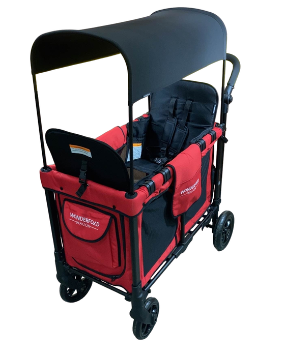 used Wonderfold W2 Original Multifunctional Double Stroller Wagon, 2021, Red