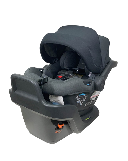 used UPPAbaby MESA MAX Infant Car Seat and Base, Jake Charcoal, 2022