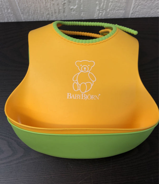 Shop BabyBjorn Feeding Bib Set 2 Pack, Yellow/Green at GoodBuy Gear