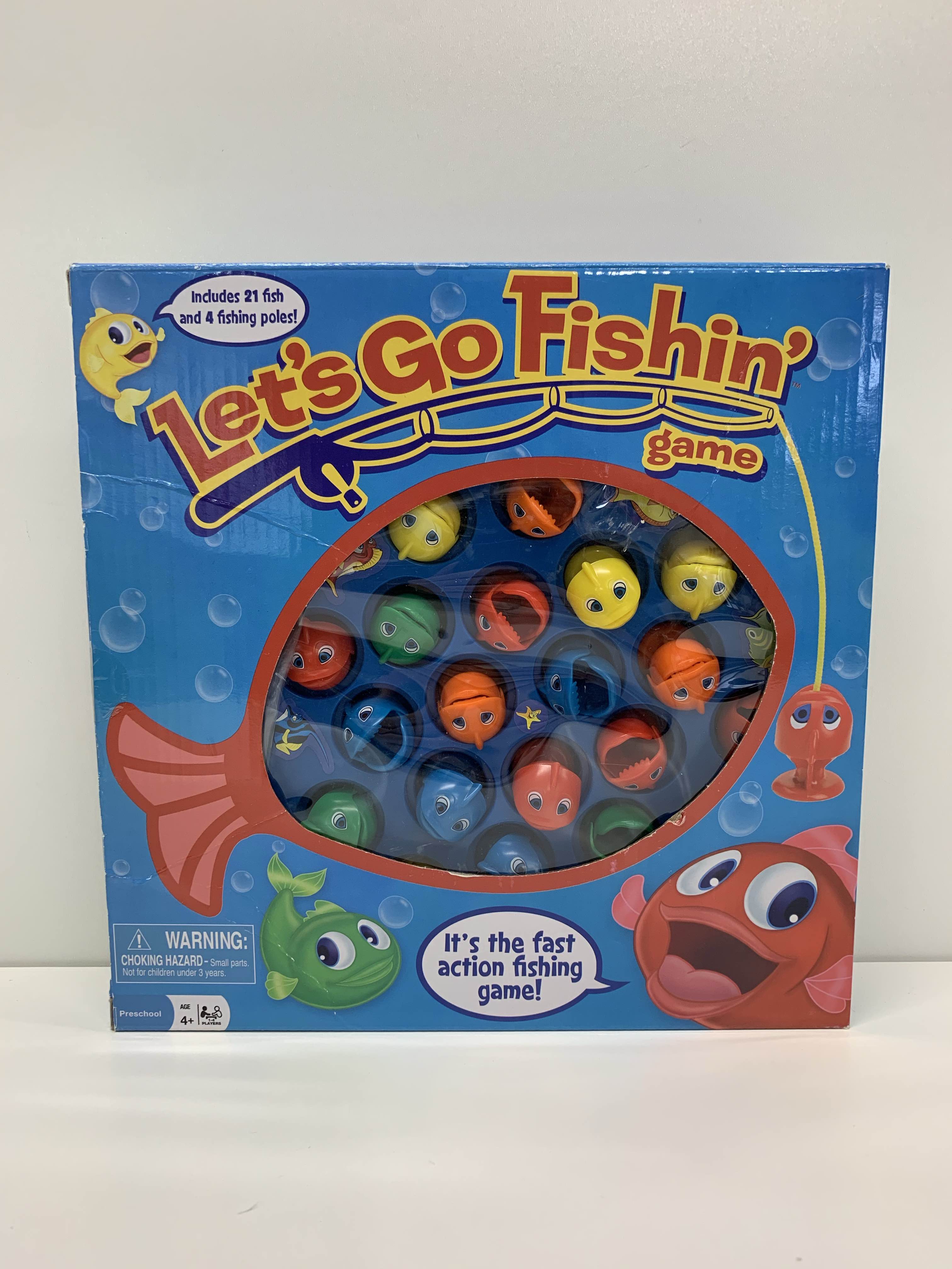Let's Go Fishin' Game by Pressman – The Original Fast-Action