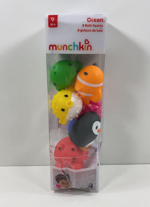 used Munchkin Ocean Squirts Bath Toy 8 Pack