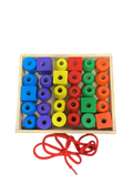 used Melissa & Doug Primary Lacing Beads