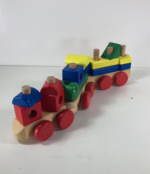 secondhand Melissa & Doug Stacking Train Toddler Toy