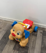 secondhand Fisher Price Laugh And Learn Stride-To-Ride Puppy