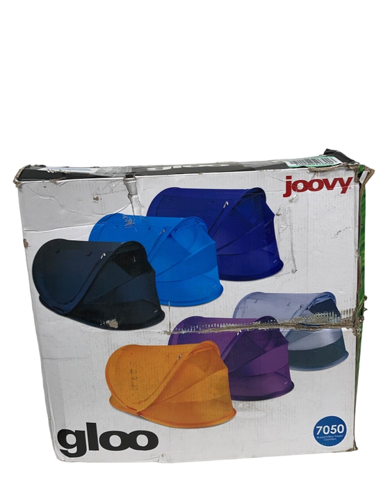 used Joovy Gloo Portable Tent Travel Bed, Blueprint