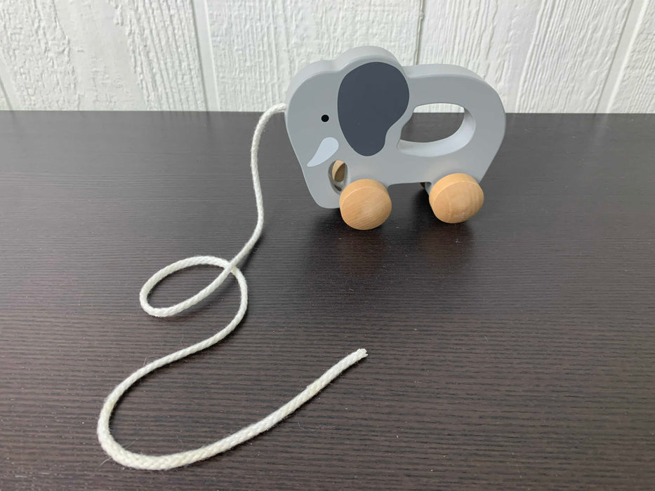 used Hape Elephant Pull Along Toy