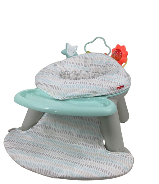 used Skip Hop 2-in-1 Sit-up Activity Baby Chair, Silver Cloud Lining