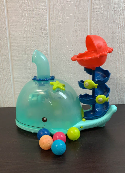 used B. toys Musical Whale Ball Popper