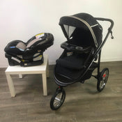 secondhand Graco Modes Jogging Stroller, With Car Seat 2.0 2019