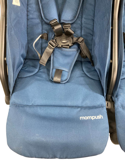 Mompush Lithe Double Stroller, 2021, Navy