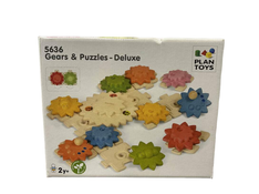 used Plan Toys Gears Puzzle Deluxe