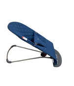 Shop BabyBjorn Bouncer Bliss, Dark Gray Frame, Midnight Blue Cotton Classic Quilt at GoodBuy Gear