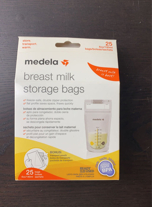 used Medela Milk Storage Bags